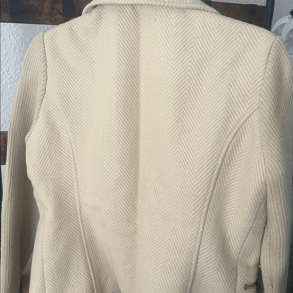 Bebe wool-blend moto jacket with knit sleeves - Picture 5 of 5